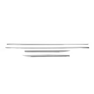 Modanature Porte Acciaio Inox (4 pz) Skoda Fabia 2014-2021 foto 3