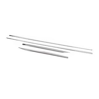 Modanature Porte Acciaio Inox (4 pz) Skoda Fabia 2014-2021 foto 2