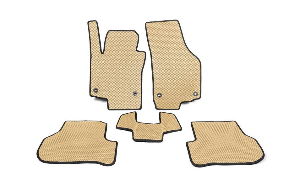 Volkswagen Jetta 2006-2011 Tappetini EVA (Beige) Image