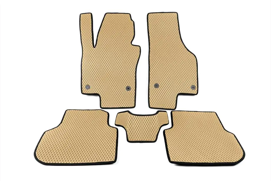 Volkswagen Jetta 2011-2018 Tappetini EVA (Beige) Image
