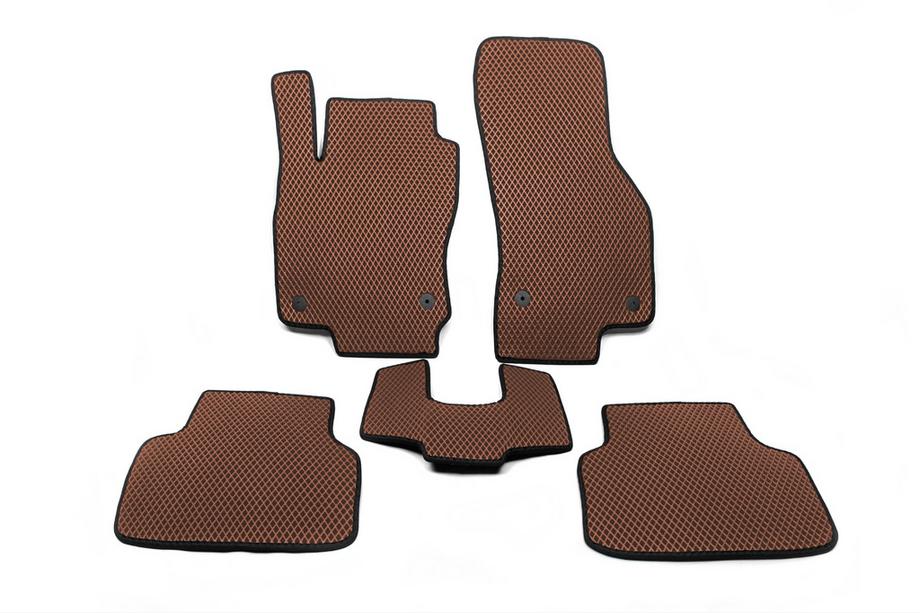 Volkswagen Passat B8 2015-2023 Tappetini EVA (EU, Marrone) Image