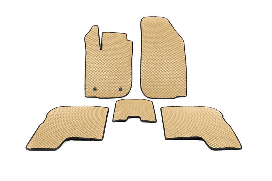 Renault Logan I 2008-2013 Tappetini EVA (Beige) Image