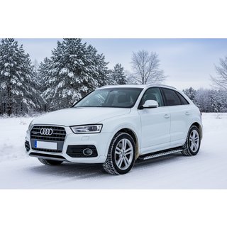 Pedane Laterali Shining V1 (2 pz, Alluminio) Audi Q3 2011-2019 foto 1