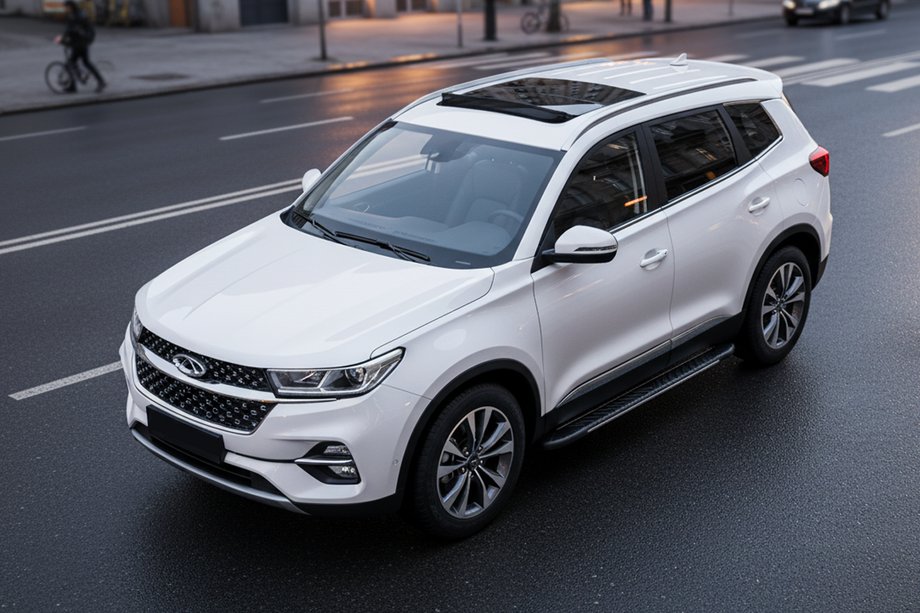 Chery Tiggo 7 2020- Pedane laterali Bosphorus Grey (2 pz, alluminio) Foto 1