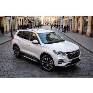 Pedane laterali Allmond Grey (2 pz, alluminio) Chery Tiggo 7 2020- foto 1