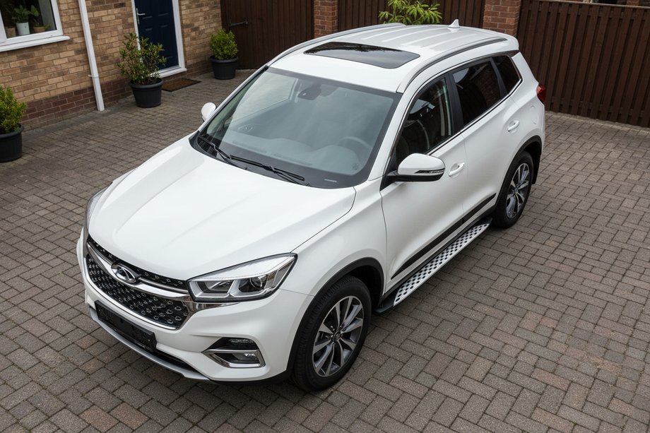 Chery Tiggo 8 2017- Pedane Laterali Shining (2 pz, Alluminio) Image