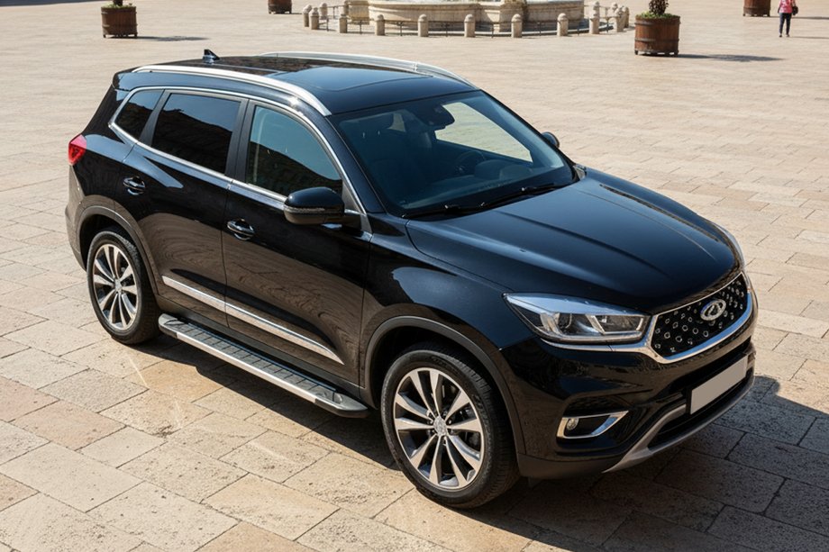 Chery Tiggo 8 2017- Pedane Laterali RedLine V1 (2 pz, Alluminio) Image