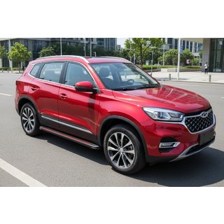 Pedane Laterali Maya Red (2 pz, Alluminio) Chery Tiggo 8 2017- foto 1