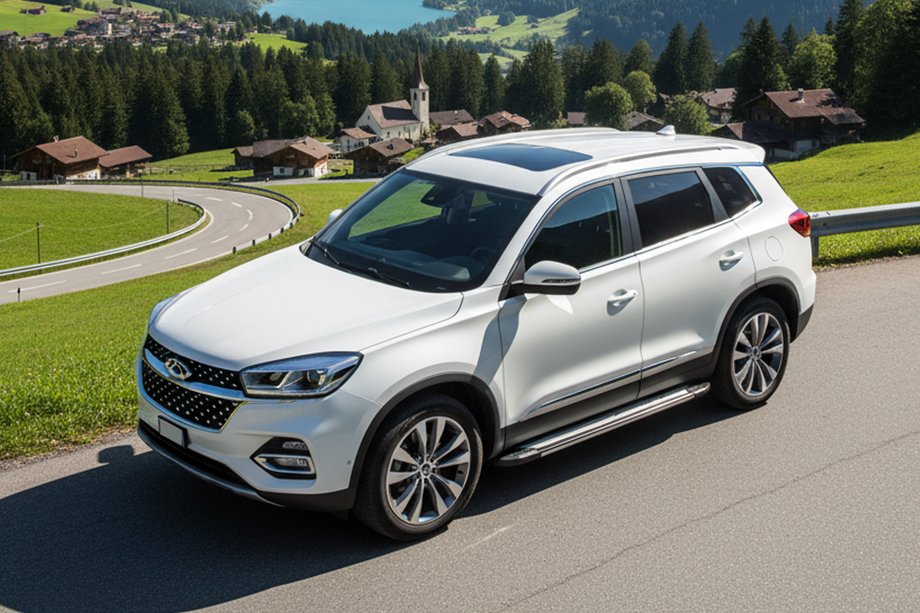 Chery Tiggo 8 2017- Pedane Laterali Rainbow (2 pz, Alluminio) Image