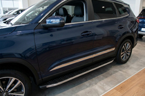 Chery Tiggo 8 2017- Pedane Laterali BlackLine (2 pz, Alluminio) foto 1