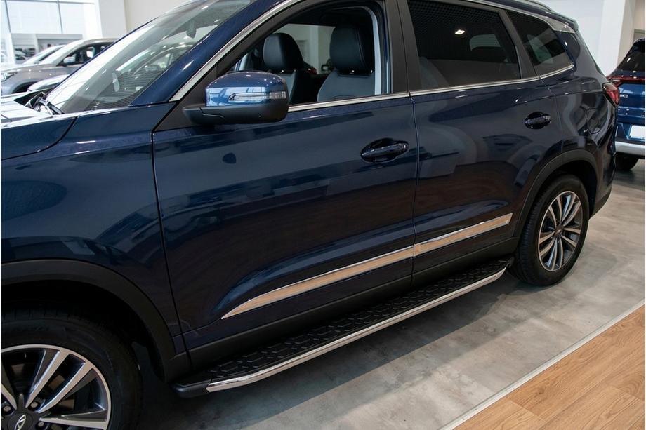 Chery Tiggo 8 2017- Pedane Laterali BlackLine (2 pz, Alluminio) Image