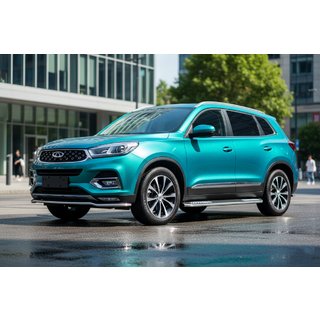 Pedane Laterali Tayga V2 (2 pz, Alluminio) Chery Tiggo 8 2017- foto 1