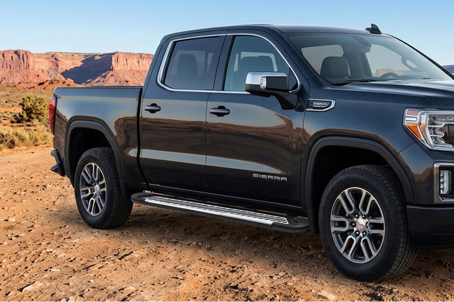GMS Sierra 2019- Pedane Laterali Line (2 pz, Alluminio) Image