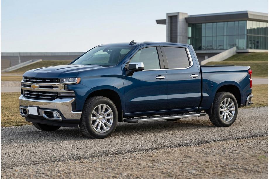 Chevrolet Silverado 2019- Pedane Laterali RedLine V1 (2 pz, Alluminio) Image