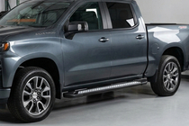 Chevrolet Silverado 2019- Pedane Laterali New Vision Black (2 pz, Alluminio) foto 3