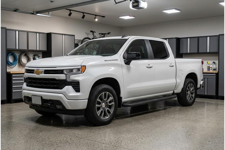 Chevrolet Silverado 2019- Pedane Laterali Tayga Black (2 pz, Alluminio) Foto 1