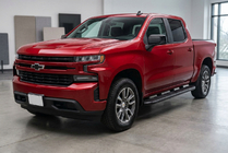 Chevrolet Silverado 2019- Pedane Laterali Bosphorus Black (2 pz, Alluminio) foto 1