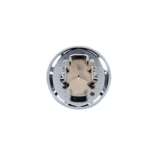 Tappo al posto del logo sul cofano Mercedes (blu e cromo, 57mm) foto 3