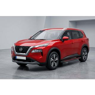 Pedane Laterali Maya Red (2 pz, Alluminio) Nissan X-trail T33/Rogue 2022- foto 1