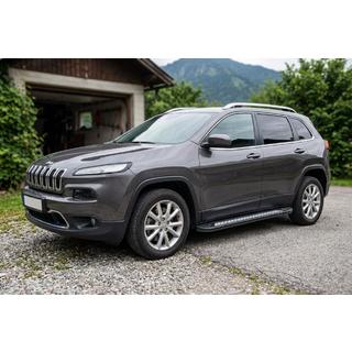 Pedane Laterali Vision New Black (2 pz, Alluminio) Jeep Cherokee KL 2013- foto 1