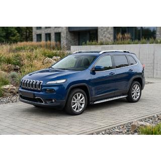 Pedane Laterali Shining V1 (2 pz, Alluminio) Jeep Cherokee KL 2013- foto 1