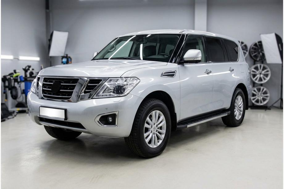Nissan Armada 2016-2024 Pedane Laterali Duru (2 pz, Alluminio) Foto 1