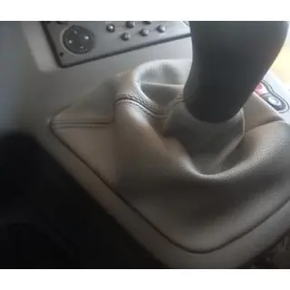 Cuffia Cambio Pelle Grigia foto 3