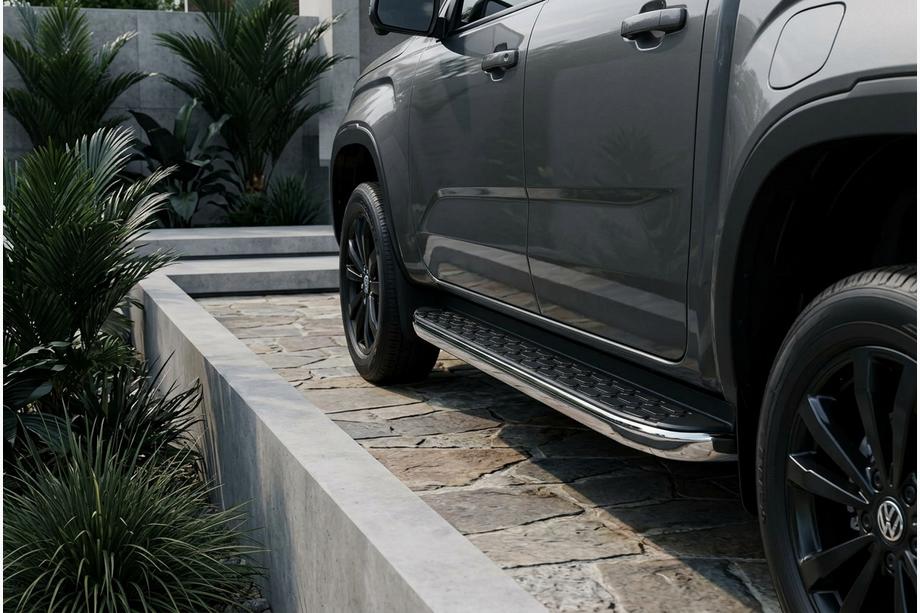 Volkswagen Amarok 2022- Pedane Laterali BlackLine (2 pz, Alluminio) Image