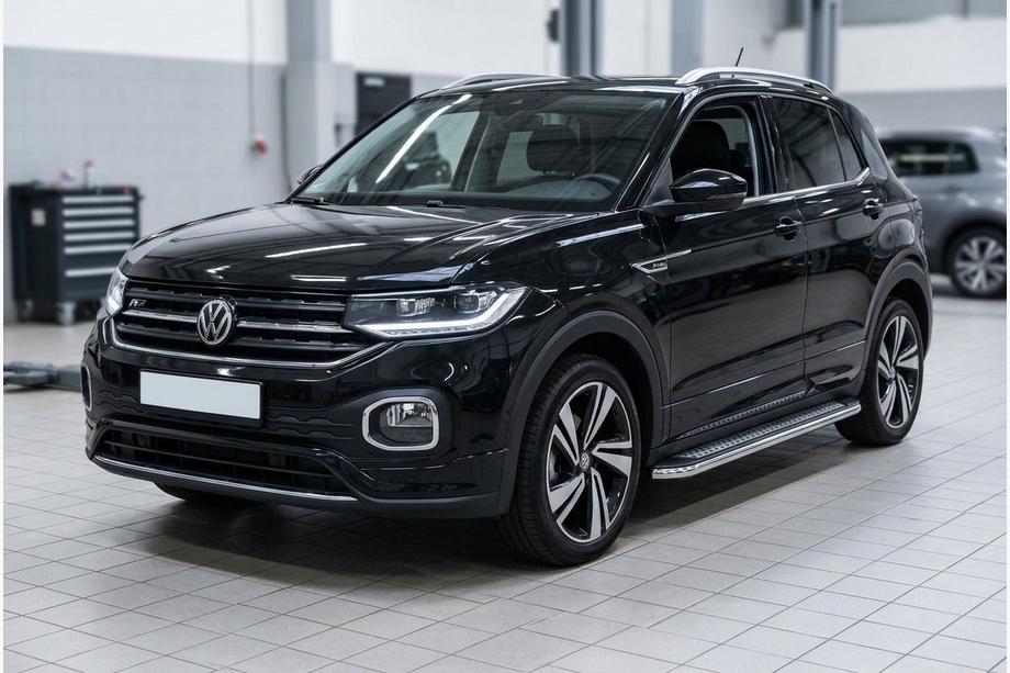 Volkswagen T-Cross 2019- Pedane Laterali Maydos V2 (2 pz, Alluminio) Image