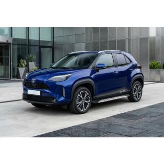 Pedane Laterali Shining V1 (2 pz, Alluminio) Toyota Yaris/Yaris Cross (XP210) 2020- foto 1
