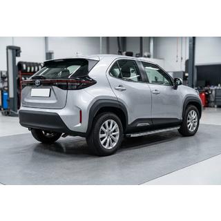 Pedane Laterali BlackLine (2 pz, Alluminio) Toyota Yaris/Yaris Cross (XP210) 2020- foto 1