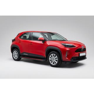 Pedane Laterali Maya Red (2 pz, Alluminio) Toyota Yaris/Yaris Cross (XP210) 2020- foto 1