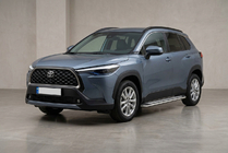 Toyota Corolla Cross 2020- Pedane Laterali Maydos V2 (2 pz, Alluminio) foto 1