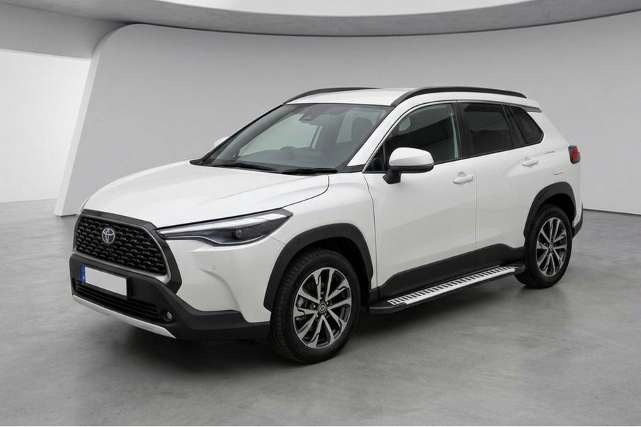 Toyota Corolla Cross 2020- Pedane Laterali Line (2 pz, Alluminio) Foto 1