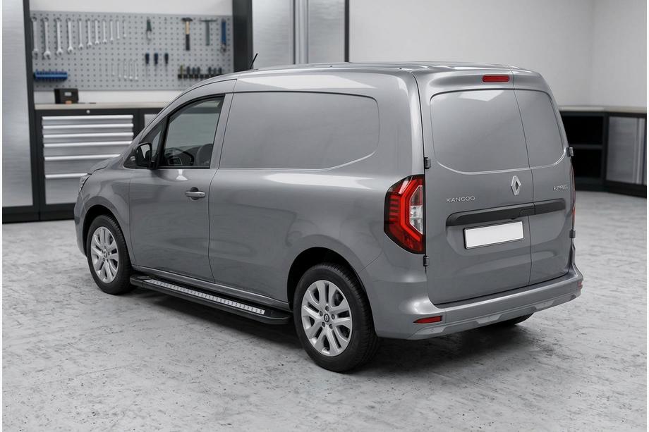 Renault Kangoo/Express 2021- Pedane Laterali New Vision Black (2 pz, Alluminio) Renault Express dal 2021 Image