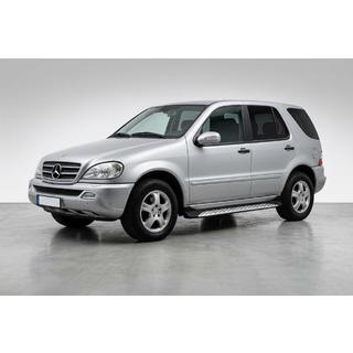 Pedane Laterali Shining V1 (2 pz, Alluminio) Mercedes ML W163 1997-2005 foto 1