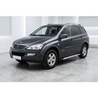 Pedane Laterali Shining V1 (2 pz, Alluminio) SsangYong Kyron 2005-2014 foto 1