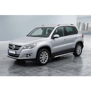 Pedane Laterali Shining V1 (2 pz, Alluminio) Volkswagen Tiguan 2007-2016 foto 1
