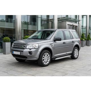 Pedane Laterali Shining V1 (2 pz, Alluminio) Land Rover Freelander II 2006–2014 foto 1