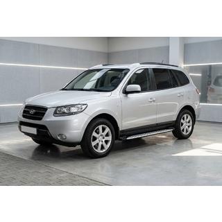 Pedane Laterali Shining V1 (2 pz, Alluminio) Hyundai Santa Fe 2 2006-2012 foto 1