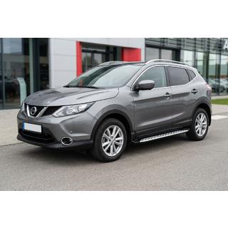 Pedane Laterali Shining V1 (2 pz, Alluminio) Nissan Qashqai 2014-2021 foto 1