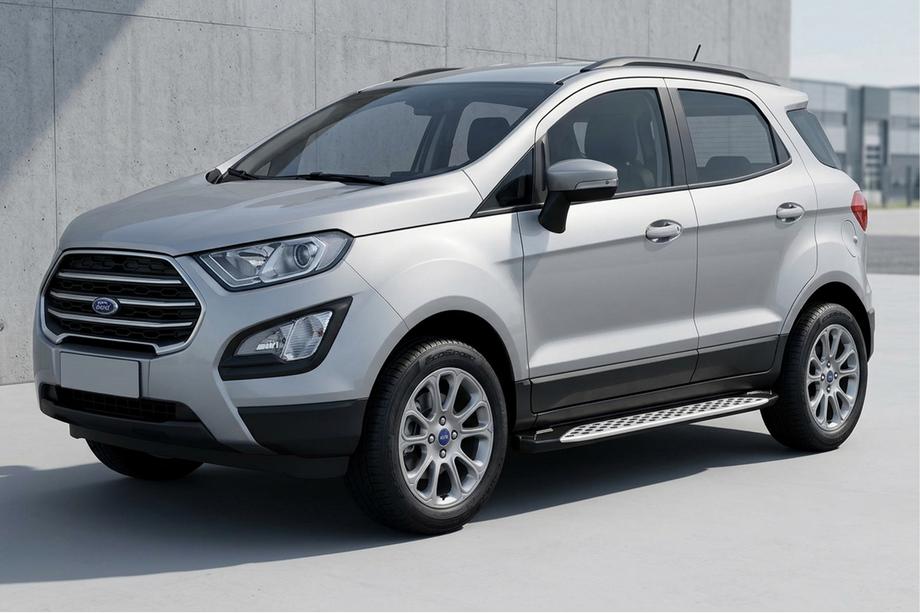 Ford Ecosport 2013-2022 Pedane Laterali Shining V1 (2 pz, Alluminio) Foto 1