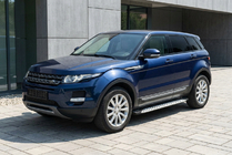 Range Rover Evoque 2012-2018 Pedane Laterali Shining V1 (2 pz, Alluminio) foto 1