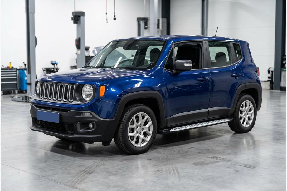 Jeep Renegade 2014- Pedane Laterali Shining V1 (2 pz, Alluminio) Foto 1