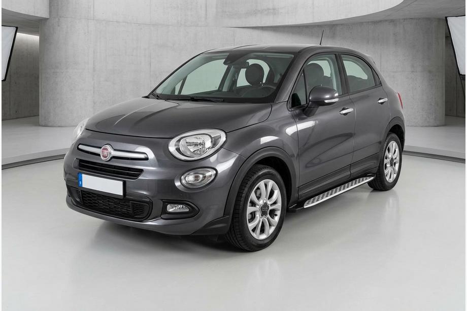 Fiat 500X 2014-2024 Pedane Laterali Shining V1 (2 pz, Alluminio) Image