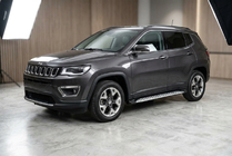 Jeep Compass 2016- Pedane Laterali Shining V1 (2 pz, Alluminio) foto 1