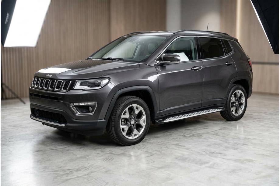 Jeep Compass 2016- Pedane Laterali Shining V1 (2 pz, Alluminio) Image