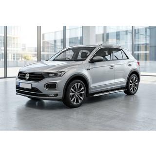 Pedane Laterali Shining V1 (2 pz, Alluminio) Volkswagen T-Roc 2017-2025 foto 1