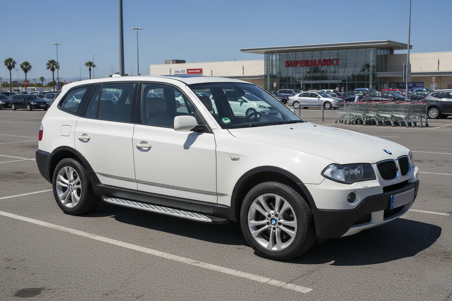BMW X3 E83 2003-2010 Pedane Laterali Shining V1 (2 pz, Alluminio) Foto 1