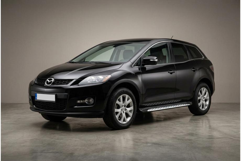 Mazda CX-7 2006-2012 Pedane Laterali Shining V1 (2 pz, Alluminio) Image